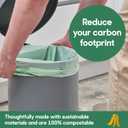 Compostic Compostable Trash Bags, 13 Gallon Tall Kitchen (50 Count) Starter Pack Extra Strong, Home Compostable, Plant-Based, Non-Toxic, Unscented Garbage Bags