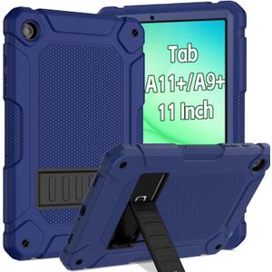 BMOUO Case for Samsung Galaxy Tab A11+ Plus 11" 2026/A9+ Plus Case 11 Inch 2023 (SM-X210/X216/X218), Heavy Duty Shockproof Protective Samsung Galaxy Tab A11 Plus/A9 Plus Tablet Case, Navy Blue