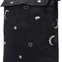 Amazon Basics Portable Blackout Curtain Shade with Suction Cups, 50" W x 78" L, 1-Pack, Moon and Stars
