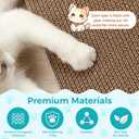 2Pcs Round Cat Scratcher Refill, 10 Inch Diameter Cardboard Cat Scratching Board Circle Replacement Pads for Indoor Cat Toy