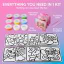 Klever Kits Air Dry Clay Painting, Air Clay Kit for Kids, 8 Pre-grooved Filling and Original Designed Boards, Easy Play and Non Toxic Material, Arts and Crafts for Kids Age 4-9 by JOVA