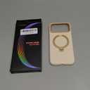 TORRAS Q3 Wind Flow for iPhone 17 Pro Max Case Liquid Silicone, Fit for MagSafe, 360 Spin Magnetic Stand, Soft Cozy Grip, Camera Control, Protective Case for iPhone 17 Pro Max Case with Stand, Butter