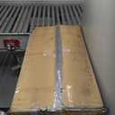 HOOBRO Computer Desk, Home Office Desk with Power Outlet, Writing Desk with 2 Shelves, Modern Small Desk for Home Office, Study, Easy to Assemble, Rustic Brown and Black BF43UDN01