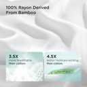 Bedsure King Size Pillow Cases Set of 2, Cooling Pillow Cases King, Rayon Derived from Bamboo White Pillowcases, Breathable & Silky Soft Cool Bedding Pillow Covers with Envelope Closure, 20x36 Inches