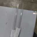 Serene Valley Frameless Shower Door Seal Strip for 3/8" Glass, Super Clear and Strong Material for Water Blocking - 78" Doorside Strip Plus 78" Bottom Strip, 2pcs