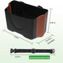 Foldable Bike Basket Detachable - Universal Fit for Bicycles, Scooters, Wheelchairs | Lightweight Storage for Commute, Keys, Wallets