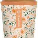 Sok It JavaSok Iced Coffee & Cold Soda Insulated Neoprene Cup Sleeve (Blush Blossoms, Medium: 22-28oz)