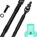 Anrain Upper and Lower Intermediate Steering Shaft Column, Fit for Chevy Avalanche Silverado Suburban GMC Sierra Yukon Cadillac Escalade 1500 2500 3500, Replaces Parts 19329330, 25958109, 905-512