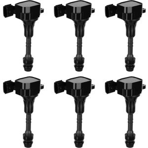 Ignition Coil Packs for Nissan Maxima Murano Altima Xterra Quest Frontier Pathfinder for Infiniti I35 QX4 for Suzuki Equator 3.5L 4.0L V6 2002 2003 2004 2005 2006 2007 2008 2009 UF349 C1406 Set of 6