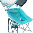 GCI OUTDOOR Waterside Pod Rocker Outdoor Rocking Chair with Sunshade Canopy