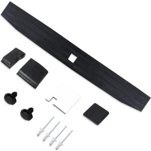 RANSOTO Tailgate Molding Trim Compatible with 2021 2022 2023 Ford F150 F-150 Flexible Flex Step Cap Top Trim Protector Cover Replaces FO1904150C, ML3Z9940602A