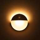 2 Pack Stair Lights Indoor, Stick on Lights, Motion Sensor Night Light, 3 Lighting Modes, Portable Battery Powered, Dimmable Night Light for Closet, Bathroom, Bedroom, Warm Yellow