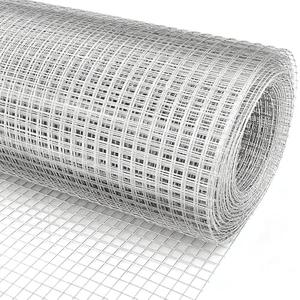 Welded Wire Mesh, 1/2 in Hardware Cloth, Heavy Duty Wire Mesh Fence, Easy to Cut, Garden Welded Chicken Wire Fencing Cage Wire(1mx20m(4FTx100FT))
