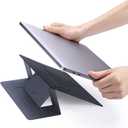 MOFT Laptop Stand for Desk, Non-Adhesive MacBook Stand 15 & 25 Adjustable 2 Levels, Ergonomic Computer Stand Fits All Laptops up to 11.6"-16", Space Gray
