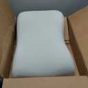 C CUSHION LAB Deep Sleep Pillow, Patented Ergonomic Contour Design for Side & Back Sleepers, Orthopedic Cervical Shape Gently Cradles Head & Provides Neck Support & Shoulder Pain Relief - Calm Grey