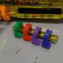 Lewtemi Set of 3 Saxophone for Kids Musical Instruments Toy Saxophone Toy Trumpet and Clarinet with 8 Colored Coded Keys Teaching Songs Gifts for Toddlers Children(Gold)