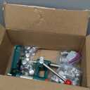 IRONWALLS Fabric Button Maker, Handmade Fabric Covered Button Maker Machine Kit with 3 Molds (Diameters 18, 25, 30mm) & 300pcs Button Supplies, Cloth Cover Button Press Machine