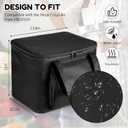 Carrying Bag Compatible with Ninja Crispi Air Fryer FN101GY Portable Outdoor Airfryer Travel Carrier Case Bag with Pocket Waterproof Heat Resistant Carrying Bag for Air Fryer