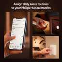 PHILIPS Hue Smart Dimmer Switch with Remote, White, 1 Pack, Turns Hue Lights On, Off, Dims or Brightens, Smart Home Control, Requires Bridge, Easy, No-Wire Installation