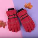 Utaly Boys-Girls-Winter-Snow-Ski-Gloves-Kids Waterproof Snowboard-Glove Warm Outdoor Sports-Mittens for Children 5-10 Years