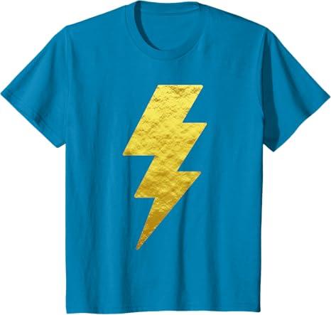 Kids Boys Lightning Bolt T-Shirt - Toddlers Kids Red Tee Shirt T-Shirt (Size 3T)