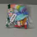 Dog Birthday Toy Set, 9Pcs Plush Pet Toy for Small Dogs, Includes Squeaky Cake Hat, Bandana, Dessert Themed Toys, Balloons, for Dog Birthday Party