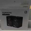 Computer Speakers for Desktop PC, Active Bookshelf Speaker with 3‘’ Carbon Fiber Woofer and Silk Film Tweeter ,Supports Bluetooth 5.3, USBC, AUX/RCA Input for Record Player TV  Black Stereo Set