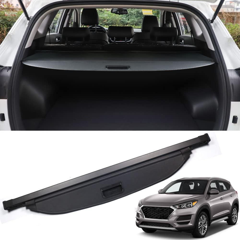 for Hyundai Tucson Cargo Cover 2016 2017 2018 2019 2020 2021 for Hyundai Tucson Accessories Black Retractable Trunk Cover Security Shield Shade