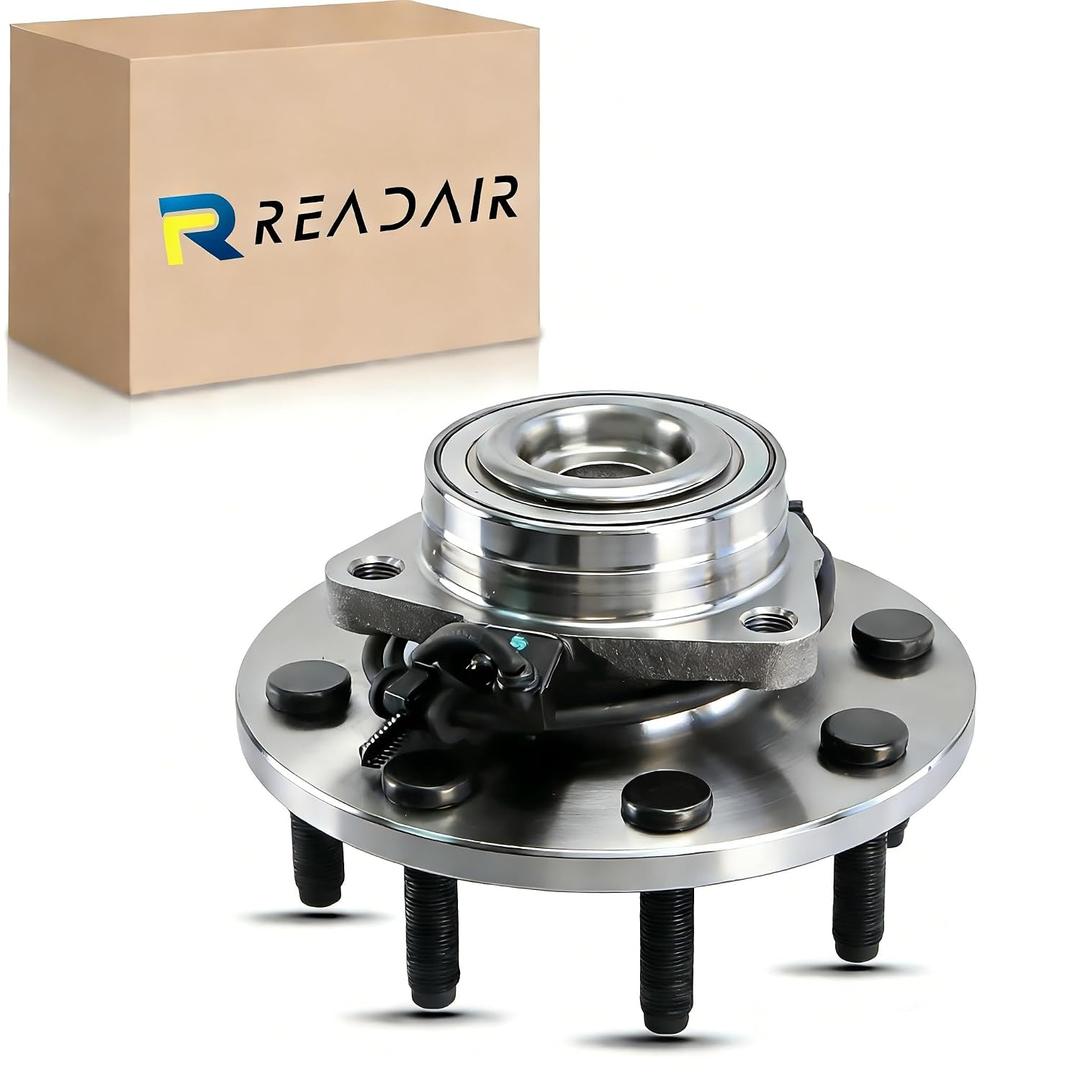 Front Wheel Bearing Hub Assembly RWD Fits 2003 2004 2005 Dodge Ram 2500 Ram 3500 5.7L 5.9L, 8 Lug w/ABS Replace 515089
