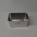 PEDAY 2.64 Gallon Extra Large Dog Water Bowl, Human Grade Stainless Steel, for Extra Large Sized Dogs - Silver Classic