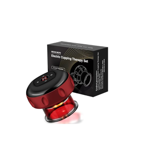 MOCHI MCFD Electric Cupping Therapy Set, Smart Dynamic Cupping Machine Cupping Device Cellulite Massager 3 in 1 Massage Vacuum Therapy Machine Scrapping Cupping Tool, 12 Levels Temperature & Suction