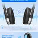 Link Dream Ear Pads Soft Protein Leather Memory Foam Replacement Earpads Ear Cushions for Sennheiser HD 4.50BT/ HD 4.50BTNC/ HD 4.50SE/ HD 4.40BT and More