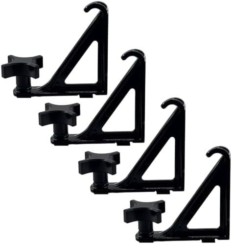 Trucktok Load Stops Replacement for T-Slot Truck Cross Bar Heavy Duty Ladder Firewood Skis Snowboard Kayak Most Truck Bed Rails Rack Systems（ 4 Pack）