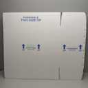 Insulated Cold Shipping Boxes with Liners, 4 Pack 26'' x 11'' x 19'', for Perishable Frozen Food, White (TB261119L-4)