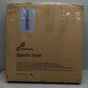 Sportneer XL Clear Pop Up Sports Tent, 46" L x 46" W x 63.5" H Spacious Outdoor TPU Shelter for 1 Adult & 1 Child, Warm All-Weather Bubble Pod with Instant Setup, Wind & Rain Guard for Spectators (Beige)