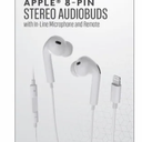 Acoustix Apple 8-pin Stereo Audiobuds With In-Line Microphone And Remote White