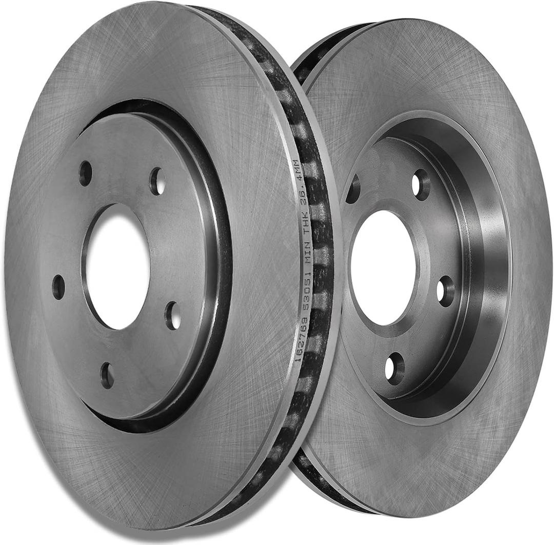 SCITOO Front Disc Brake Rotors Kits Fit For Chrysler Town & Country 2008-2016,For Dodge Grand Caravan 2008-2016,For Dodge Journey 2009-2013,For Ram C/V 2012-2015,For Volkswagen For Routan 2009-2014