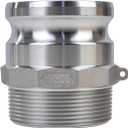 2 pcs Aluminum Camlock Fittings (3" Type F) Cam & Groove Hose Fittings, Camlock Coupling (3'')