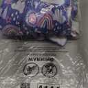 Toddler Little Girls Casual Dresses Short Sleeve Crew Neck Graphic Cartoon Dress for 2-8 Years (4-5T, Butterfly Rainbow)