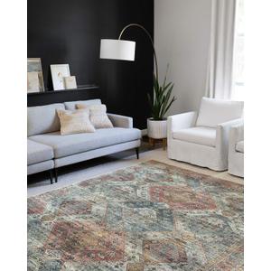 Loloi II Skye Collection SKY-06 Apricot/Mist 7'-6" x 9'-6" Area Rug