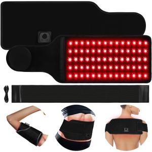 22.1 x 7.1 Body Red Light Therapy Mat, Eligible Red Light Therapy Blanket, 70pcs 2in1 LEDs(660nm& 850nm) with Extension Belt