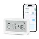 eMylo Smart WiFi Thermometer Hygrometer, Indoor Wireless Temperature Humidity Sensor with Electronic Display, App Notification Alert, Free Data Storage Export, Digital Remote Monitor for Home Room (1)