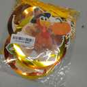 Pre-Strung Friendsgiving Banner, Gold Glitter Friendsgiving Party Decorations,Funny Thanksgiving Decorations with Hanging Swirls for Indoor Home Office