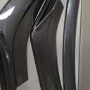 Front Bumper Splitter Compatible with Lincoln Continental Spoiler Carbon Surface Skirt Body Kit(Pure Carbon Surface)