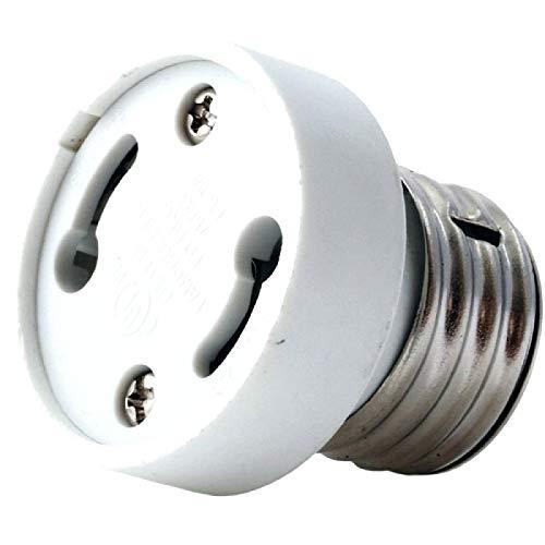 (Pack of 2) E26/E27 to GU24 Adapter Converter - E26/E27 Edison Screw to GU24 Bayonet Base Bulb Socket