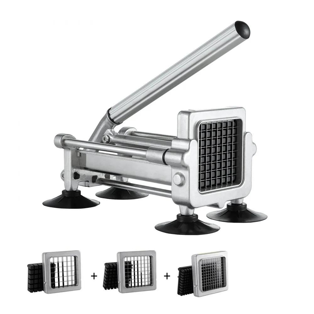 Commercial French Fry Cutter Stainless Steel.Potato Cutter for French Fries