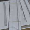 VEVOR Dogs Whelping Box, 93.3x48.4x18.1 inch, Plastic PVC Puppies Playpen with Height Adjustable Door and Washable Pee Pad, 2-Room Layout Indoor Puppy Play Pen for Extra Large Breed Dogs, Milk White