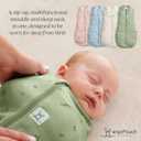 ergoPouch Cocoon Swaddle Sack 1.0 TOG - Baby Sleep Sack, Gentle Snug Fit Helps Calm Startle Reflex, Ideal for Arms In/Out Sleeping, Soft Breathable Fabric for Better Sleep (3-6 Months, Dragonflies)