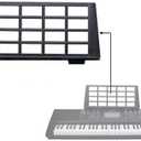 Black Keyboard Music Score Stand - Electronic Sheet Music Stands - Musical Instrument Parts Portable Durable Suitable Organ Holder - Instrument Accessories - Sheet Music Stands