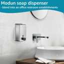 Commercial Wall Mount Soap Dispenser - Stainless Steel Bathroom Hand Soap 38.8oz Liquid - Anti-Leak Pump and Large Capacity Brushed Refillable